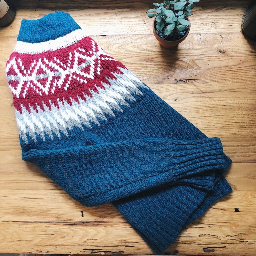 American Eagle Fair Isle Sweater size small